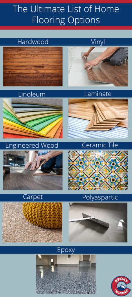 Flooring Guide | The Ultimate List of Home Flooring Options [With Pictures] | Epoxy Colorado